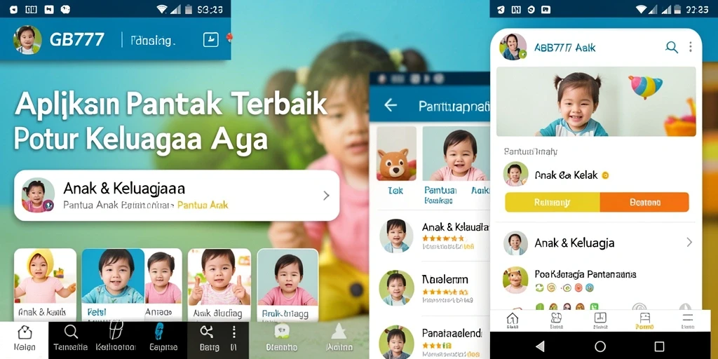 Tampilan antarmuka GB777 yang user-friendly untuk Pantau Anak.