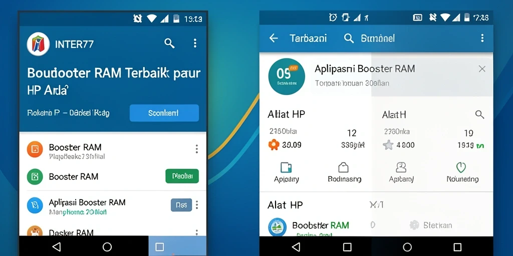 Antarmuka INTER77 yang sederhana dan efektif untuk Booster RAM.