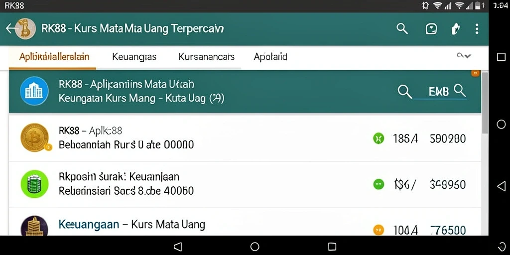 Tampilan antarmuka RK88 yang sederhana dan informatif.