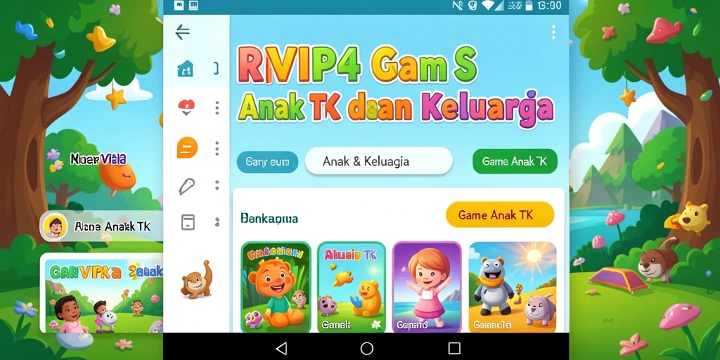Antarmuka RPVIP4 yang ceria dan edukatif untuk anak-anak.