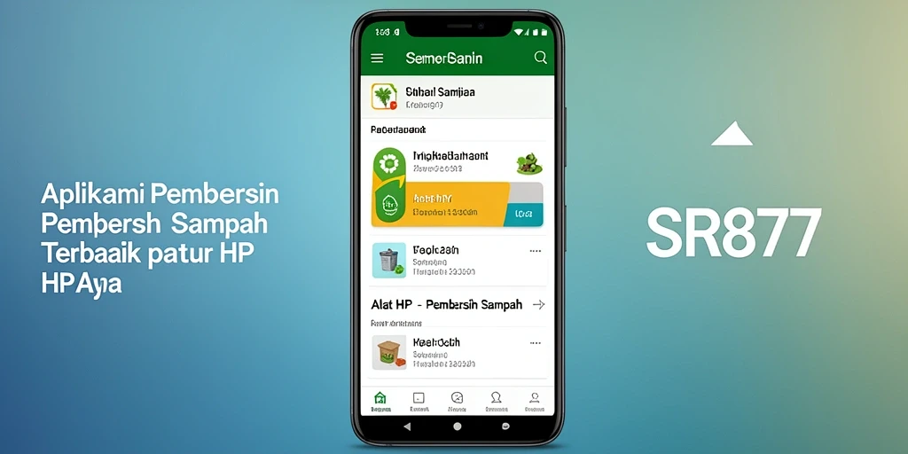 Antarmuka bersih dan mudah digunakan dari SR877.